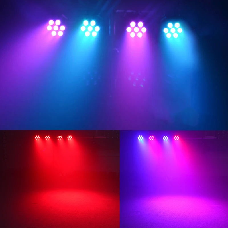 Marslite Great quality 28pcs RGB 3in1 led par 64 3 watts cob led stand flat par stage light for dj disco party