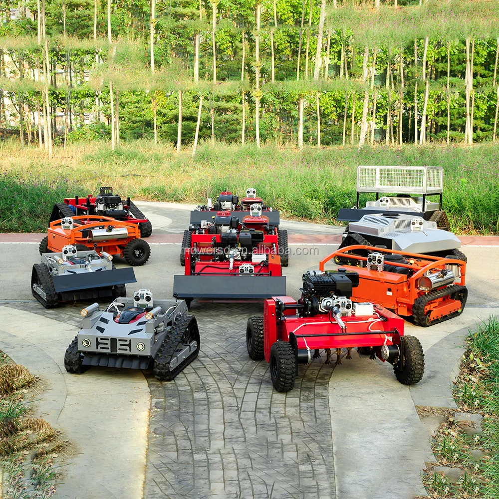High quality farm garden 550mm 800mm petrol grass cutter robot remote control lawn mower