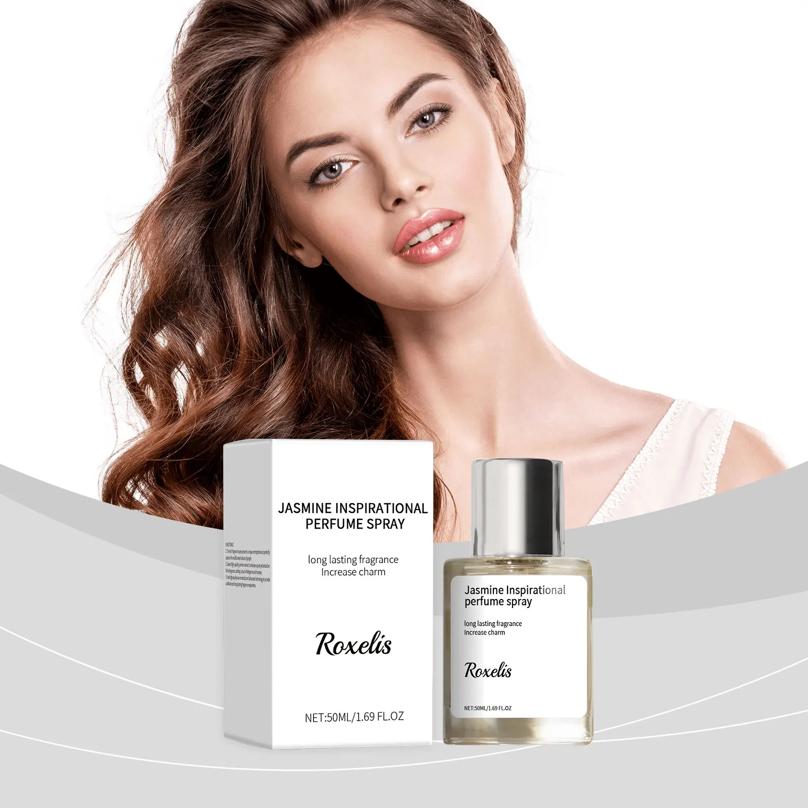 Roxelis Floral Perfume Portable Jasmin Lasting Flowers
