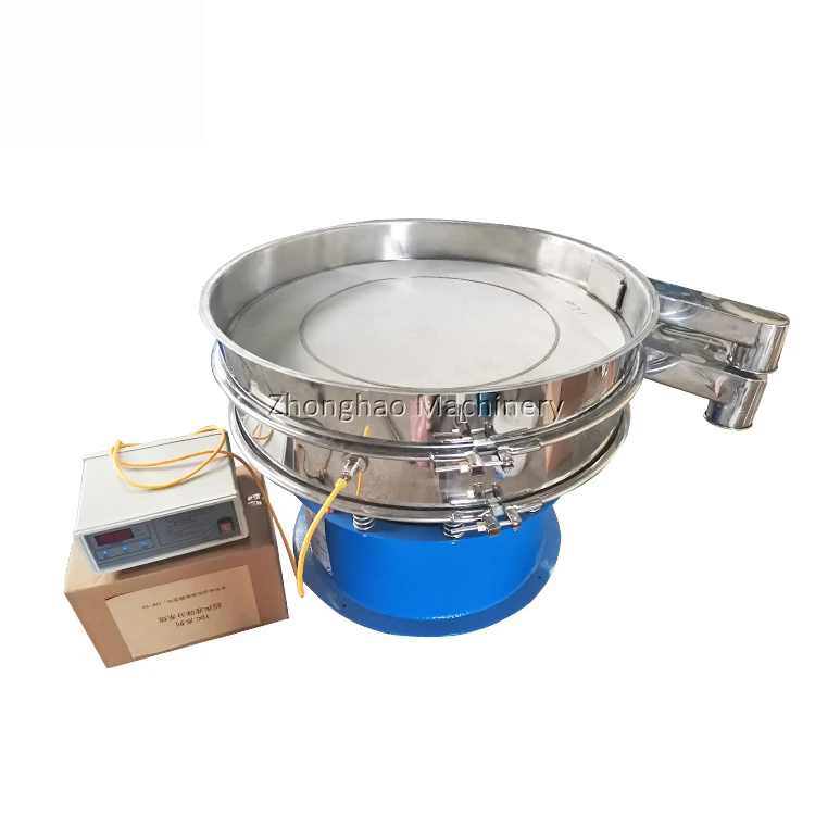 Circular Vibrating Sieve Separator Cassava Flour Powder Vibratory Screening Sifter Machine