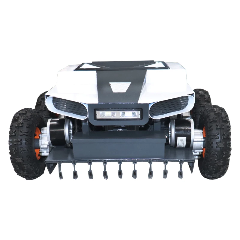 KEYU sell electric remote control artificial intelligence robot cordless lawn mower