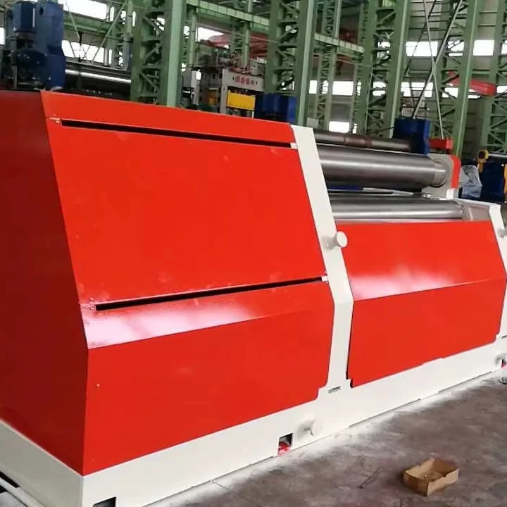 Sheet Metal Bending Machine 3 Roller CNC Rolling Machine