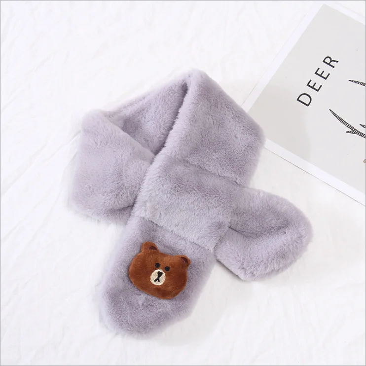 Kids cute animal pattern small neck scarfs