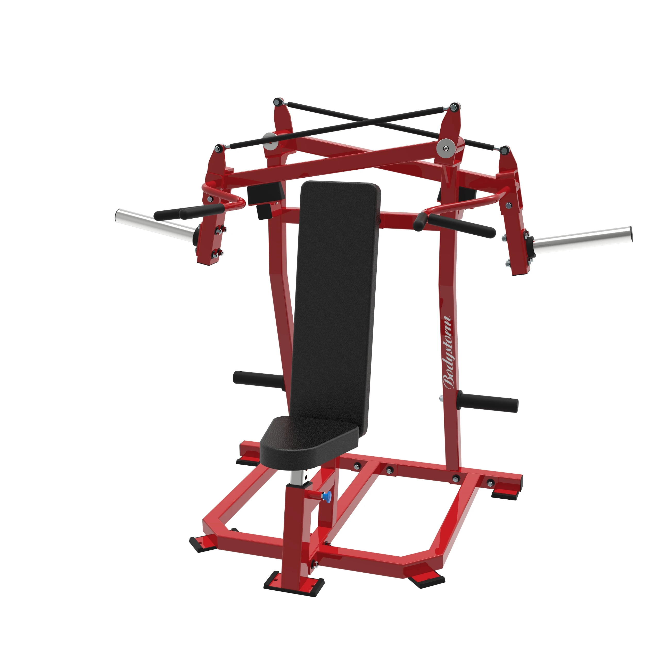 Hot sale Strongway fitness OEM fitness equipment plate loaded machines shoulder press machine