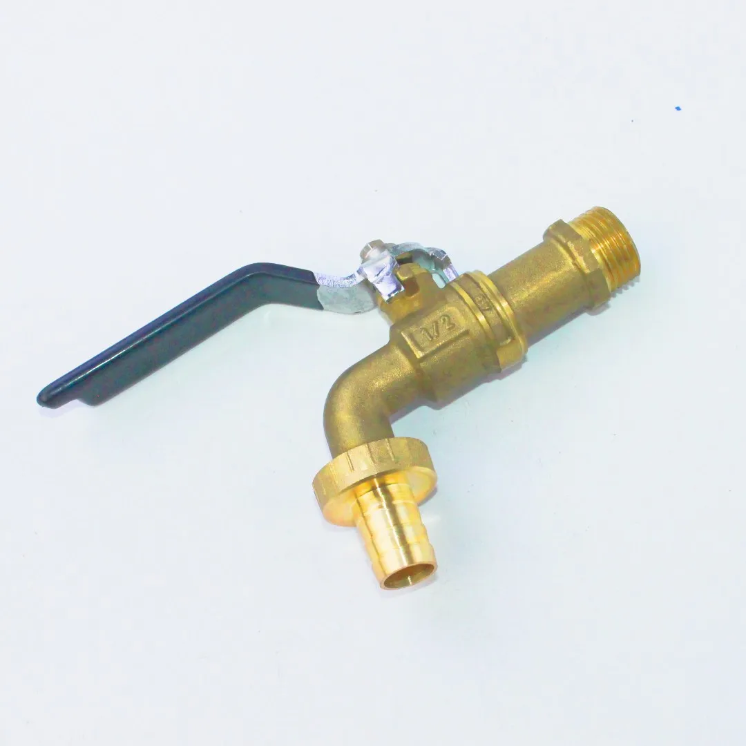 Modern Single Handle Brass Bibcock Water Tap Faucet Garden Brass Tap Bibcock Supply