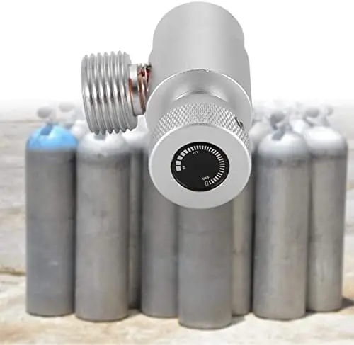 Co2 Valve Adapter Filling Connector ASA CO2 Adapter Soda Adapter with CGA320 Joint 3000PSI for Homebrewing