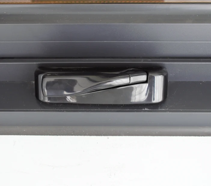 double tempered glass thermal break American crank aluminum casement window