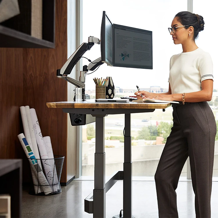 Weworth OEM smart ergonomic dual motor electric desk frame height adjustable office desk
