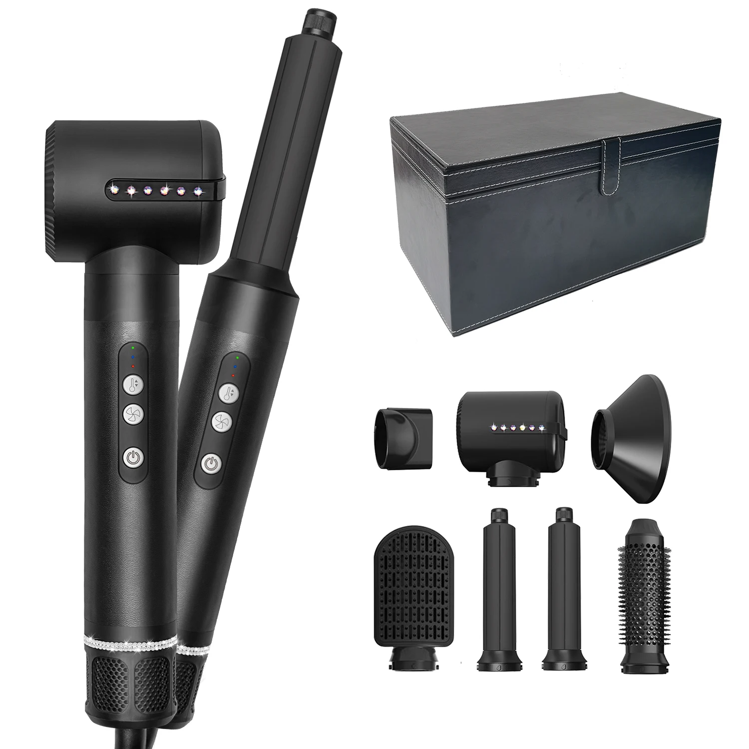 Professional Brushless 7 in 1 Hair Dryer Hot Air Brush
