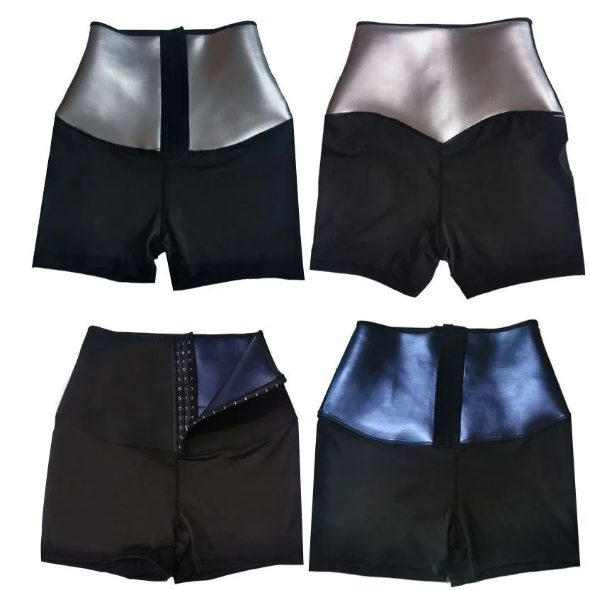 Women Fitness Lose Weight Tummy Control Waist Trainer Corset Leggings Shorts Custom Logo Neoprene Sauna Sweat Pants Trainer
