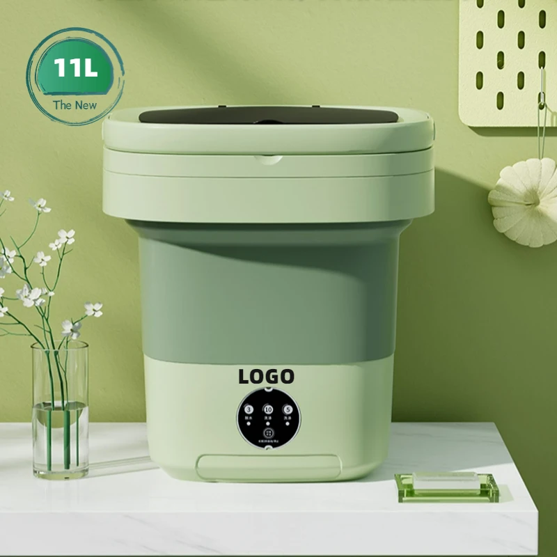In stock 4.5L 6L 8L 11L Home travel single tub laundry washer electric foldable folding portable mini washing machine