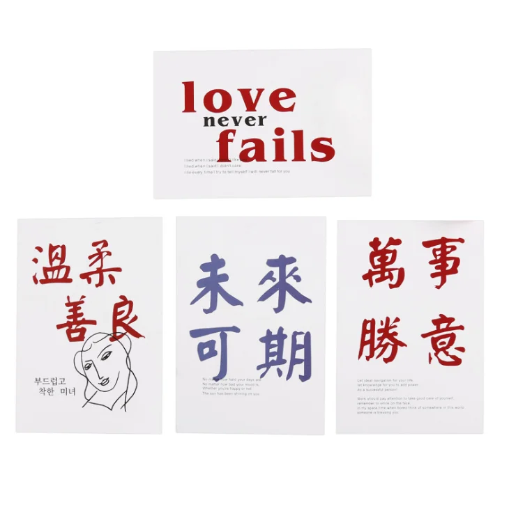 Lns Wind decoration Photo Props  Chinese Retro Blessing Text Wall Decoration