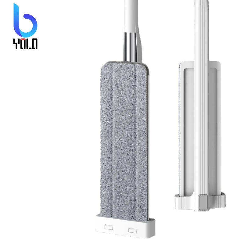 Yolo Self Squeeze Magic Microfiber Twist Floor Mop Manual Extrusion Hand Free Washing Flat