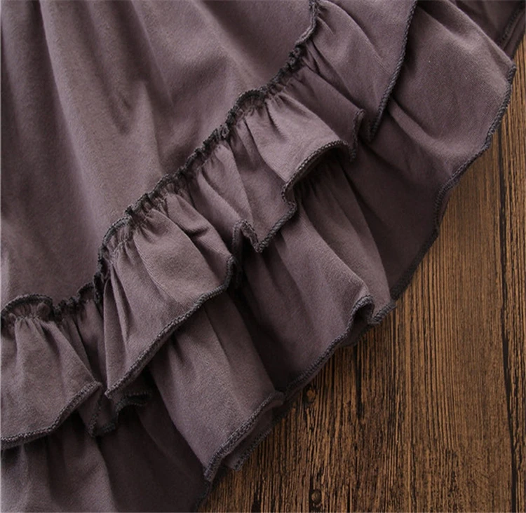 WHS129 Autumn Winter Cute Pretty Infant Baby Girls Clothes 3PCS Ruffles Sleeve Letter Floral Pink Pullover Tops+Pants+Headband