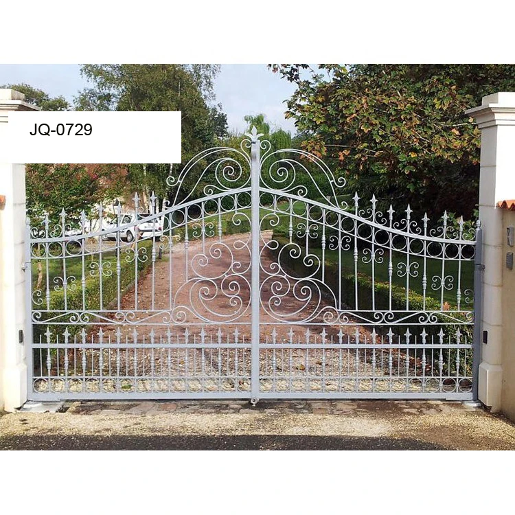 ECO Friendly American Latest Powder Coating Ornamental Modern Metal Iron Latest Main Gate Designs Garden Fence ODM & OEM