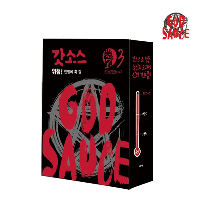 Best Selling Authentic Chili Sauce Bechamel Sauce Korean High Quality Food Cooking God Sauce 60g *4pack