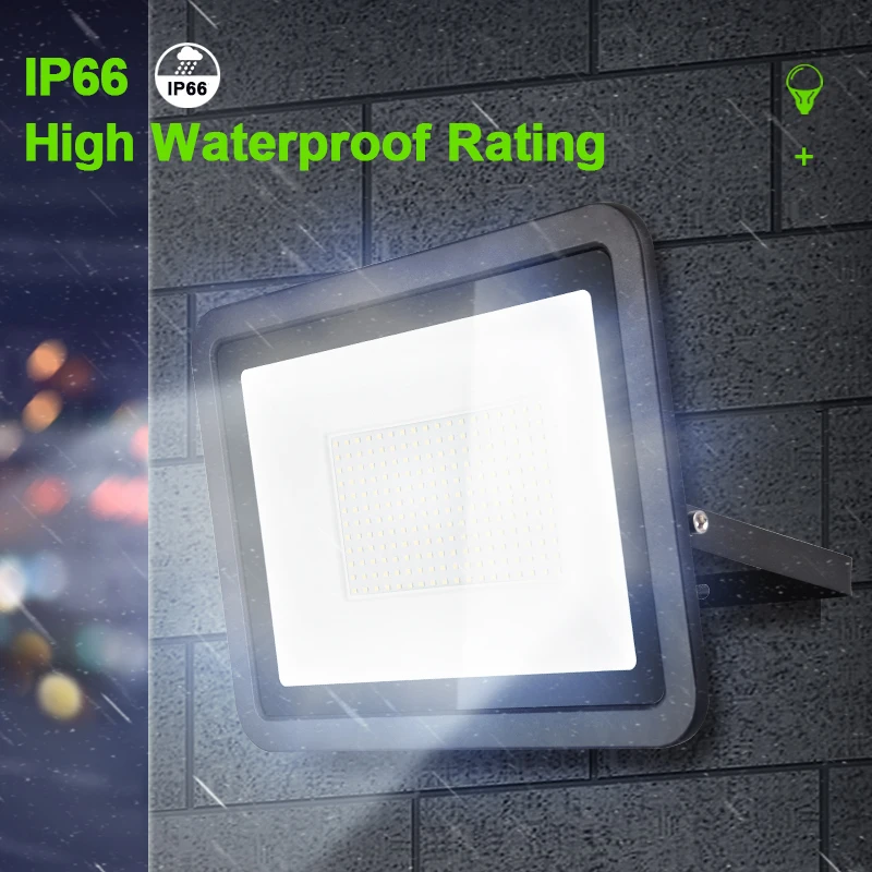 LUX Slim CE RoHS High Power Projector Garden Lamp IP65 Waterproof Floodlight 20W 30W 50W 100W 150W 200W Outdoor Led Flood Light