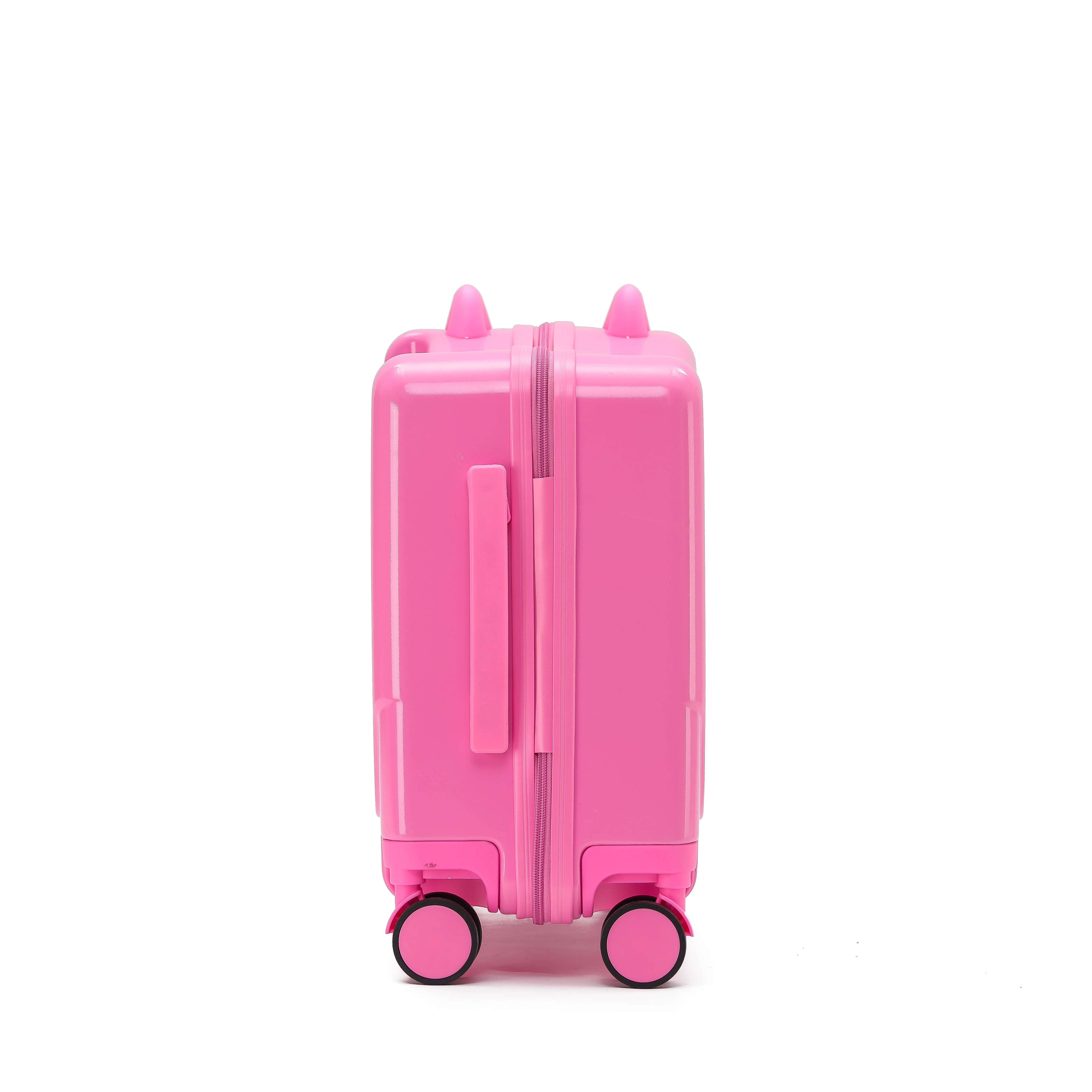 Most popular ABS PC can ride kids luggage suitcase travel luggage bags for kids