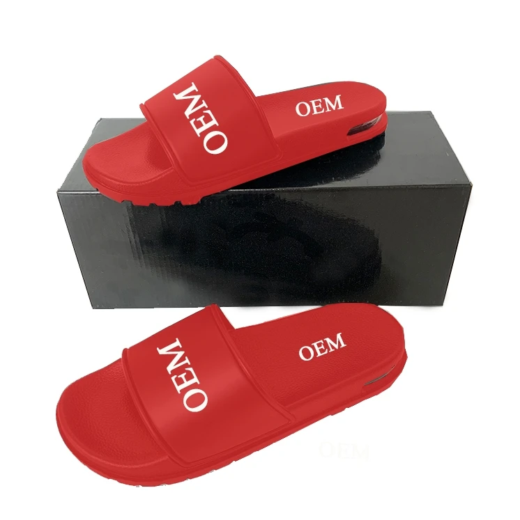 Women Flip Flop High Quality One Strap White Color Classic Comfortable Custom Logo Men PVC Slides Slippers