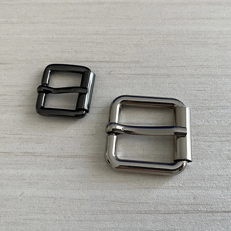 Factory direct wholesale custom metal zinc alloy single roll belt buckle pin buckle accessories