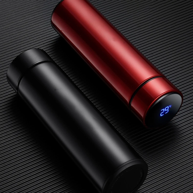 
Wedding Gifts Travel Stainless Steel Smart Water Bottle creative Vacuum Smart Tea Mugs Display Temperature control coffee Mug 