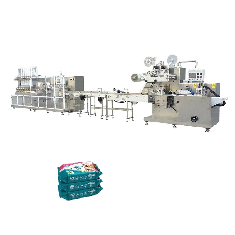 Full Auto Wet Tissue Making And Packing Machine Mini Wipe Pocket Wipes
