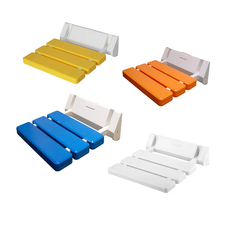 Sturdy Stainless wall Mount Fold-up Disabled Elderly Shower Seat