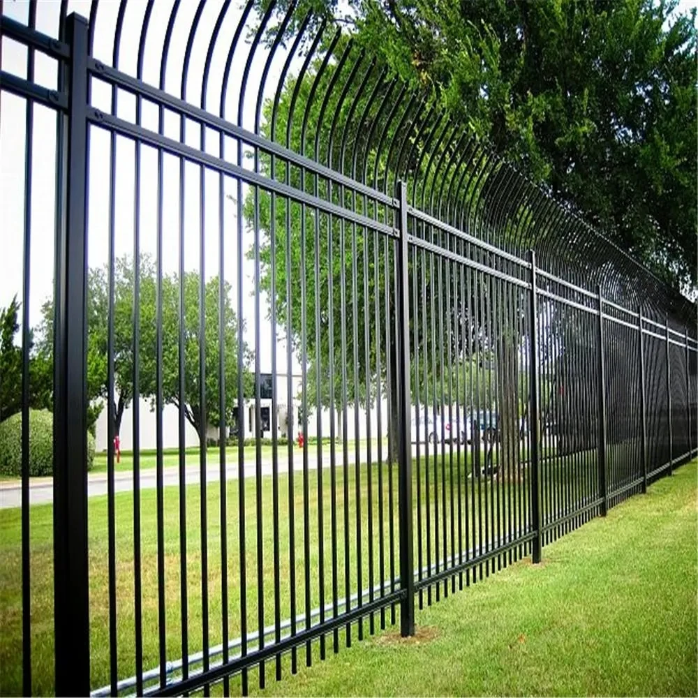 Wholesale Powder Coated Hot sale Zinc Steel Coated Guardrail Security Fence Galvanized Highway Fence