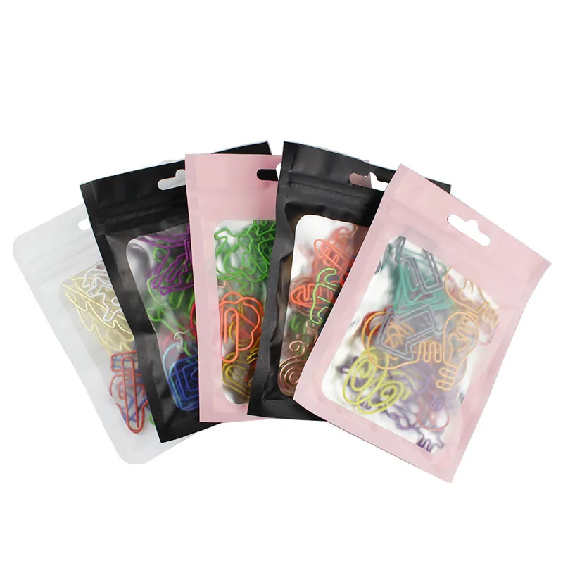 Горячая Распродажа, 30 шт., металлический зажим для бумаги в виде потайного мешка, канцелярские принадлежности, мультяшный креативный зажим для бумаги, Закладка для книг, аксессуары для учетной записи, метка