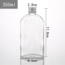 Manufacturer Customized Logo Bottle E Juice Milk Bottle 300 Ml Glass Bottle Beverage