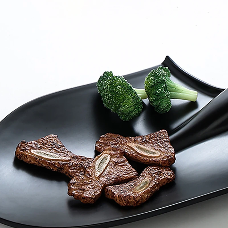 Hot Pot Plates Food Grade Plastic Tray Tableware Restaurant Non-toxic Food Tray