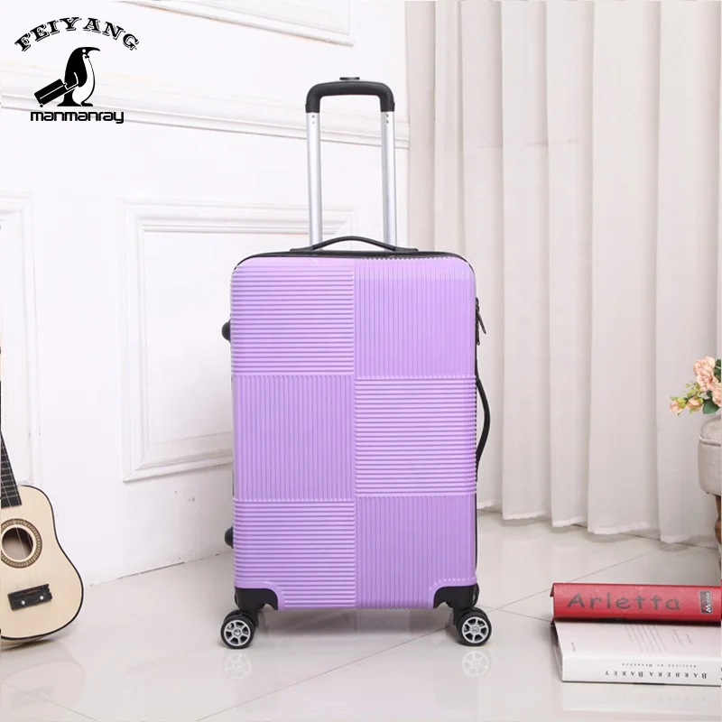 Colorful design luggage sets travel bags hard shell suitcase