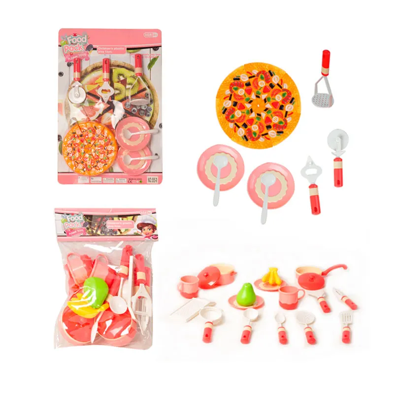 
early educational Cooking Pretend Play Toy Kitchen Cookware Playset Including Toy Utensils kitchen set toy for child 