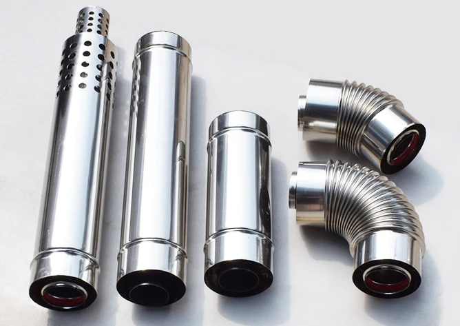 Stainless steel coaxial 100/60mm chimney elbow 90 degree concentric venting flues for electric tankless heater / gas boiler
