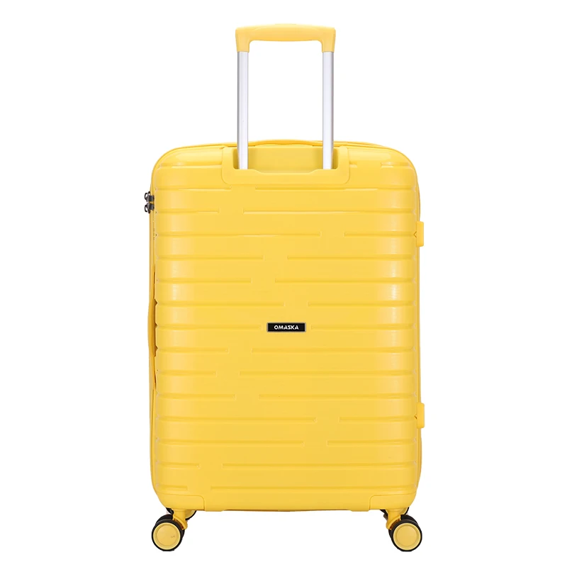 OMASKA Custom Cheap PP Luggage Set 20 24 28 Inch Polypropylene Suitcase
