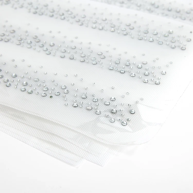 100 Meter *24cm Rhinestones Hot Fix Paper Tape Adhesive Film Iron On Transfer Paper For Hotfix Rhinestone Motif Diy