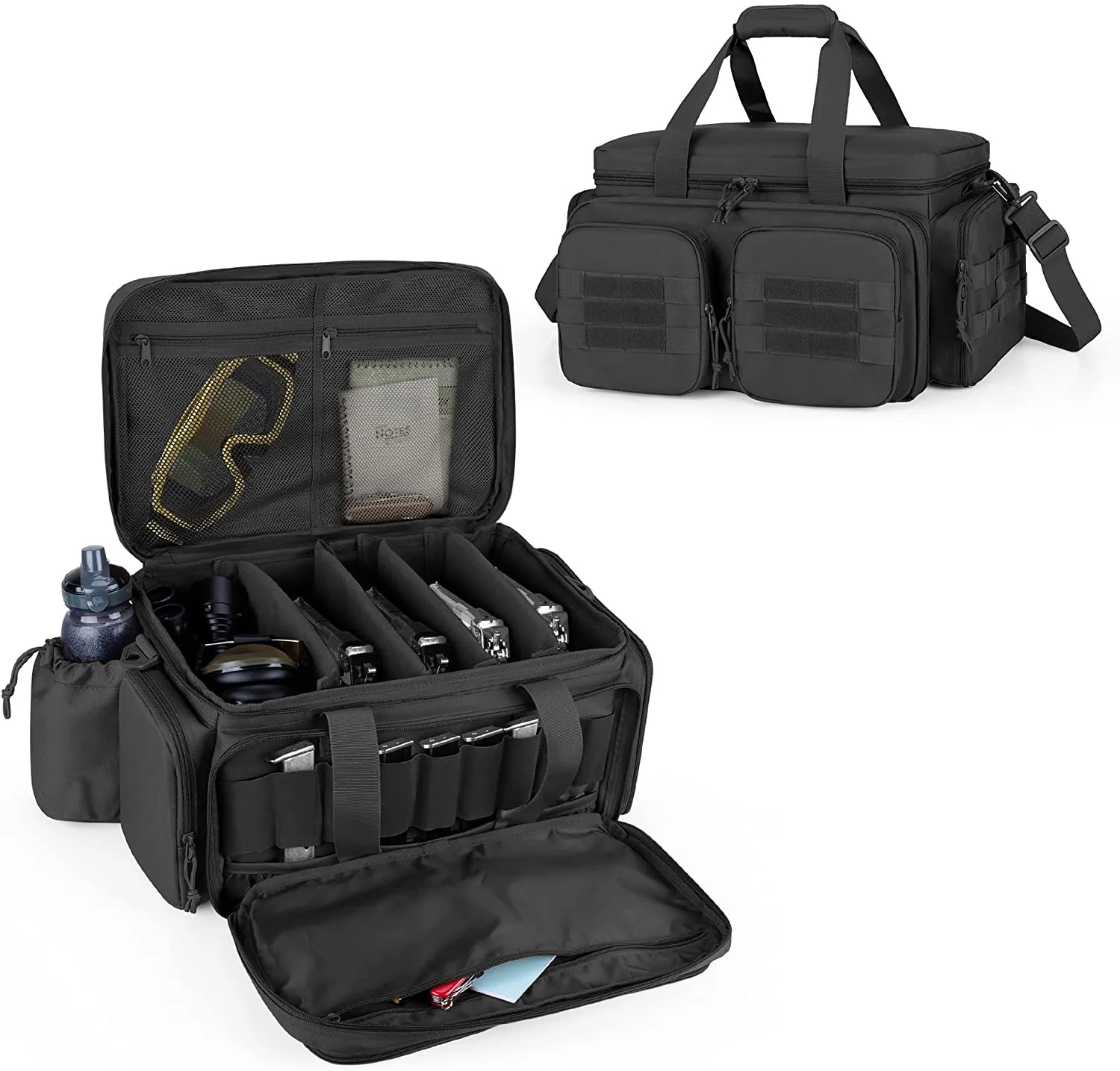 FREE SAMPLE Tactical Range Bag Shooting  Range Duffle Bag Magazine Slots for Hunting and Range Outdoor Activities