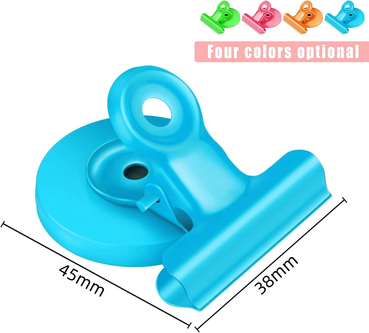 Color Paint Color Metal Magnet Clip Refrigerator Decoration Record Memory Photo Clip Office Whiteboard Magnet Clip