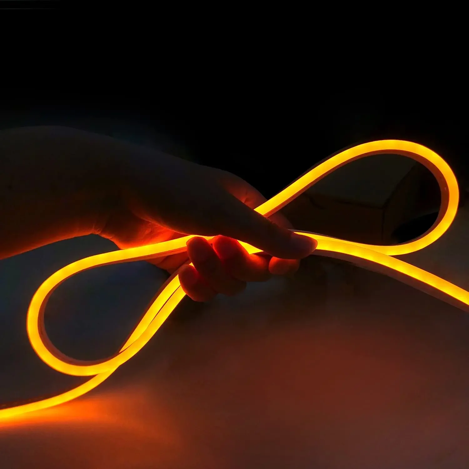 LEDILAND 3535 RGB Strip Light 24V Night Lamp with Luxury Home Decor Colorful LED Neon Lights PVC Body Red CCT