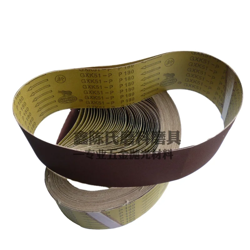 GXK51 toughbuilt abrasive belt 915mm flat joint abrasives belt 60-800# wood grinding metal stainless steel polishing Sand paper