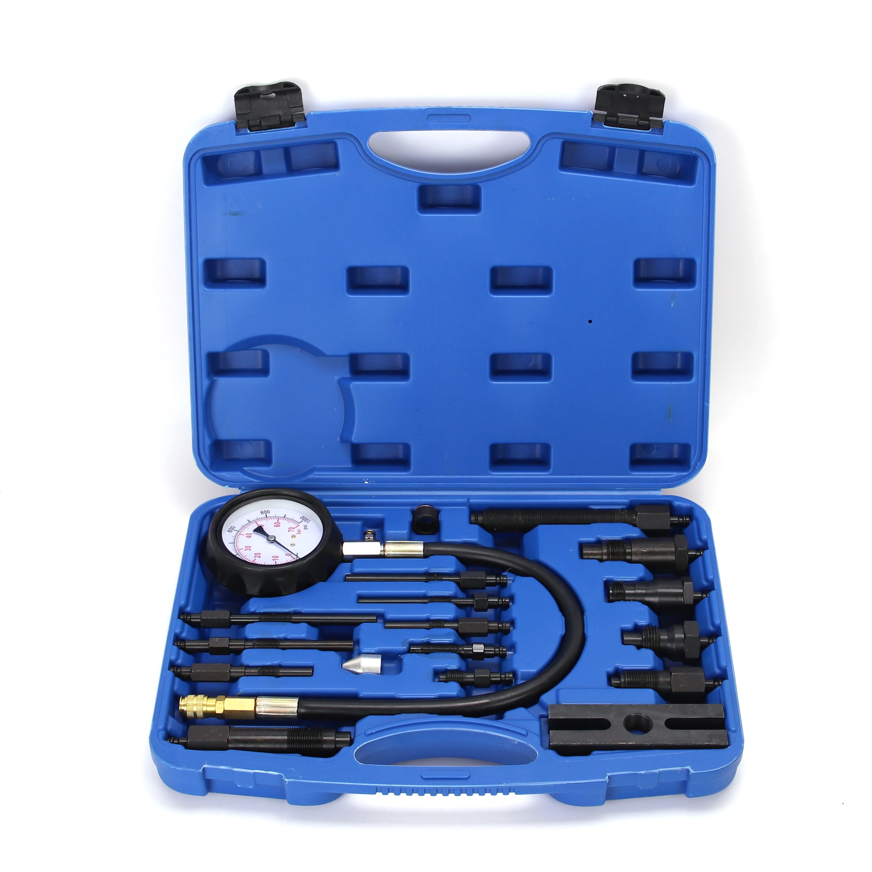 Diesel Cylinder Pressure Gauge Engine Cylinder Compression Tester Meter Tool Kit
