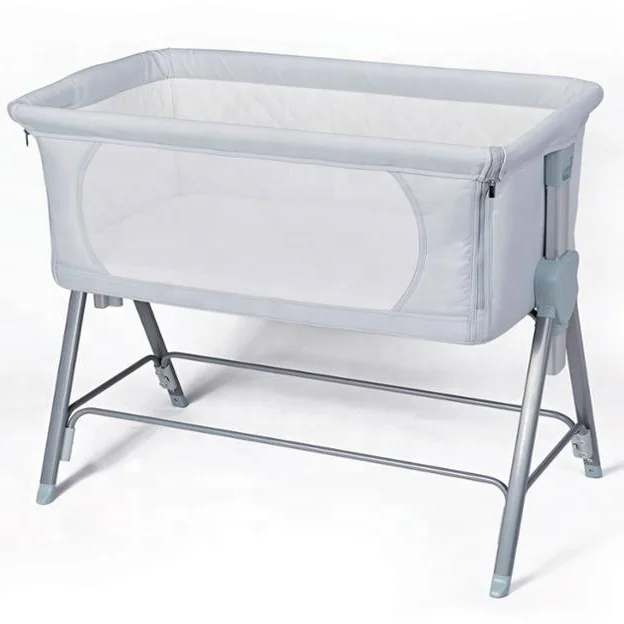 
New product 2019 Adjustable New born baby cot baby Crib customized supported Bedside bassinet bed 