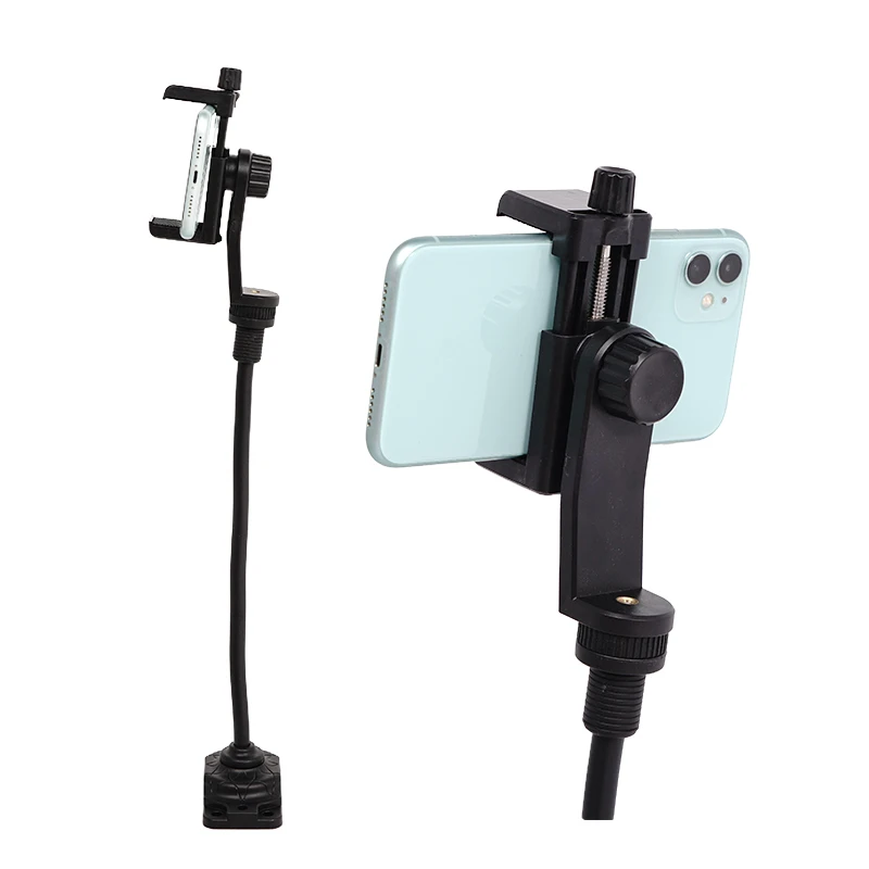 Cell Phone Holder Kayak Phone Mount Universal Boat Bracket Canoe Camera Mount Holder with Flexible Long Arm For Fishing Kayak