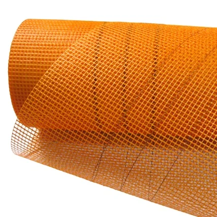4x4mm  Orange Color Fiberglass Mesh for Drywall System