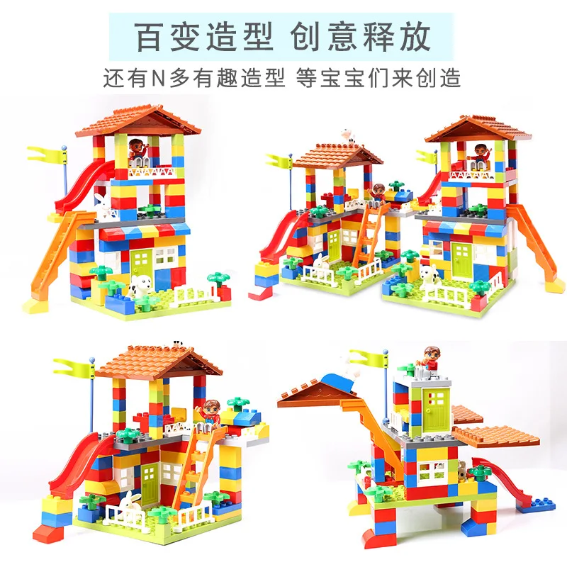 plastic block building block construction toys diy toy 89 pcs