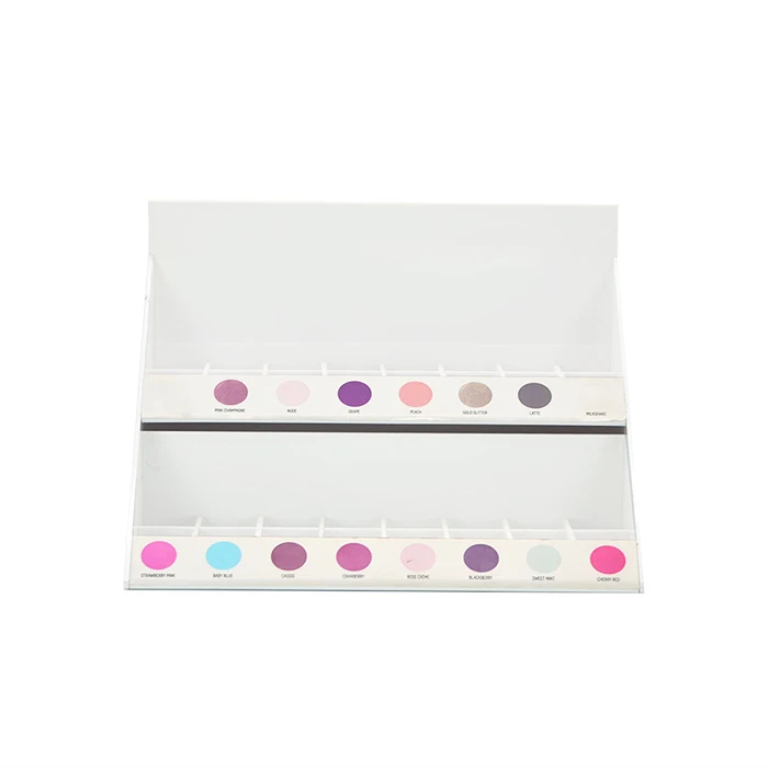 Столешница 2 яруса Белый акриловый косметический продукт стенд для магазина макияжа