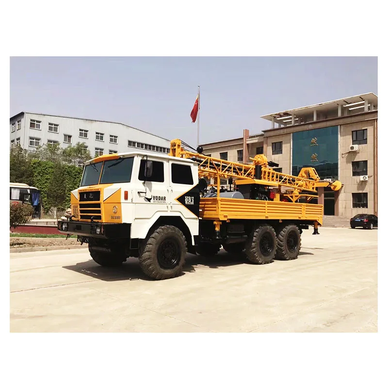 Hot selling trailer mounted drilling rig/truck-mounted water well drilling machine with muddy water circulation drilling