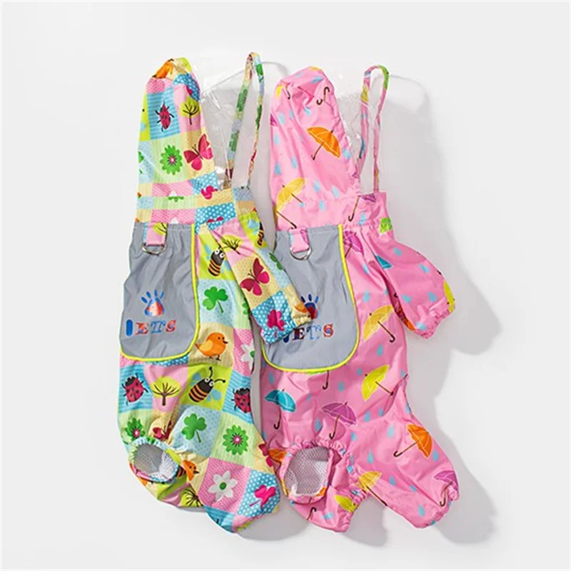 Factory Wholesale Four-Legged All-Inclusive Dog Clothes Waterproof Raincoat For Pet Dog