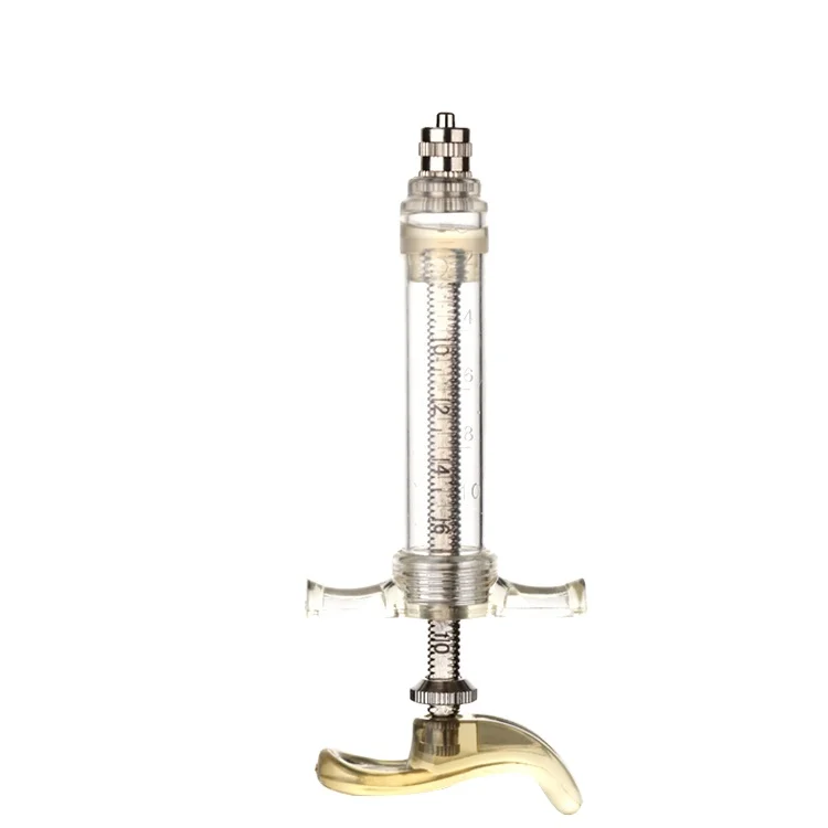 hot sale Buy Veterinary Automatic Plastic Steel Vet Injection syringe