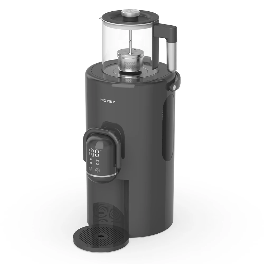 Hotsy 3L+1L Turkey Hot Water Cup Bottom Cover Smart Kettles Intelligent Glass Kettle Electric Turkish Samovar